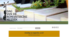 Desktop Screenshot of dagvanderomantischemuziek.nl